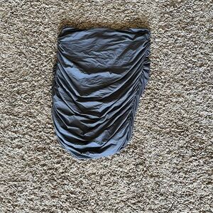 Hyz grey snatching bodycon skirt or tube top size M tik tok viral